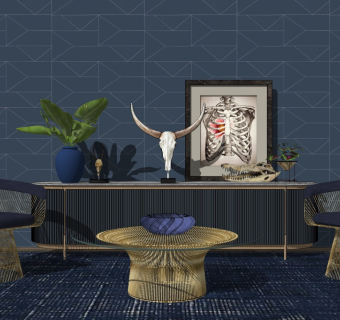 精品客厅设计家具模型 (38)